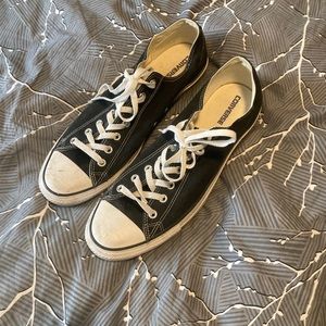 Converse All Star low top sneaker Black size 15